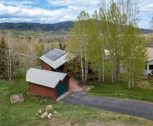 1763 Brome Dr, Steamboat Springs, CO 80487 - view from above of property with a mountainous background