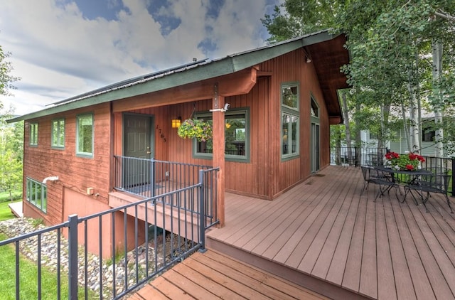 1763 Brome Dr, Steamboat Springs, CO 80487 - view of wooden deck