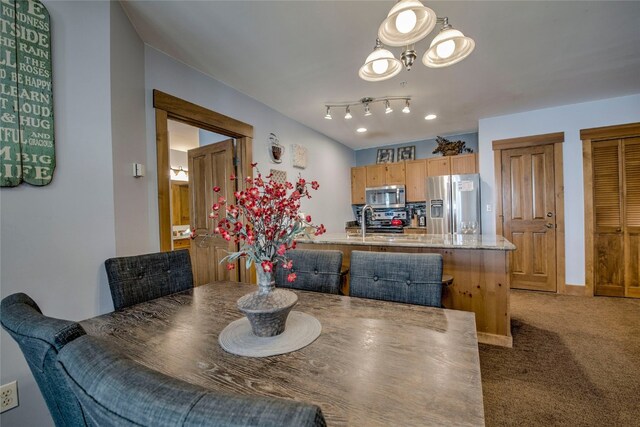 53 Hunki Dori Ct Unit 8863, Keystone, CO 80435 - dining space featuring carpet floors