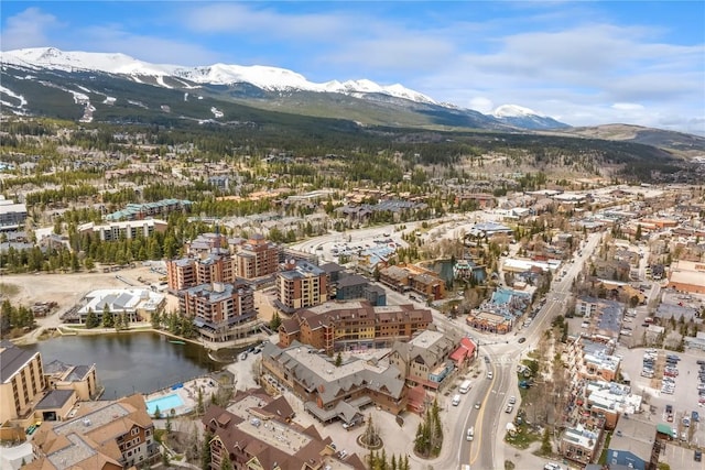 505 S Main St Unit 2207, Breckenridge, CO 80424 - aerial view of a water and mountain view