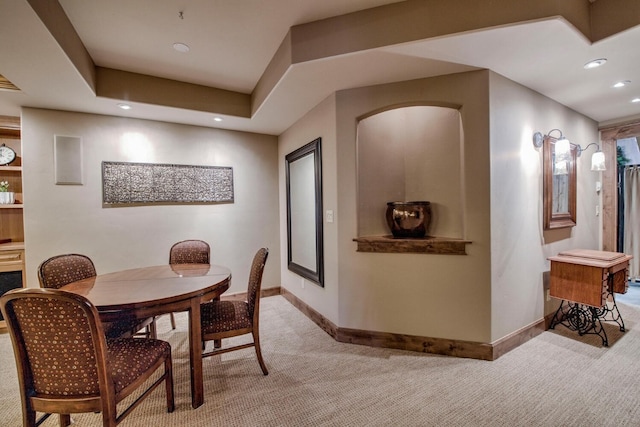 862 Penstemon Rd, Keystone, CO 80435 - dining area with recessed lighting, light carpet, and baseboards