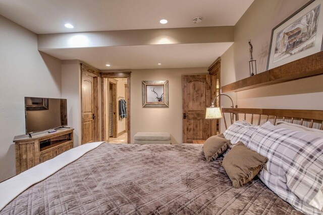 862 Penstemon Rd, Keystone, CO 80435 - bedroom featuring recessed lighting and a walk in closet