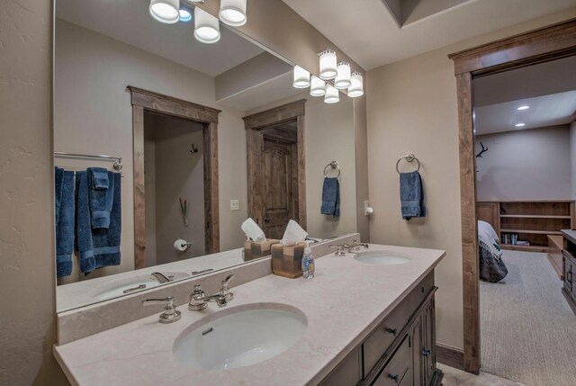 862 Penstemon Rd, Keystone, CO 80435 - bathroom featuring connected bathroom, a sink, and double vanity