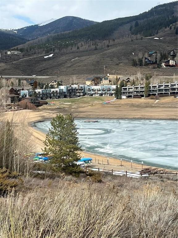 414 Tenderfoot St Unit 16, Dillon, CO 80435 - view of water feature featuring a mountain view
