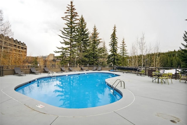 640 Village Rd Unit 4326, Breckenridge, CO 80424 - community pool with fence and a patio