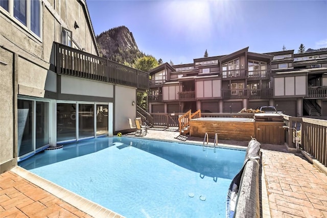 233 Creekside Dr Unit 104, Frisco, CO 80443 - view of swimming pool with a mountain view