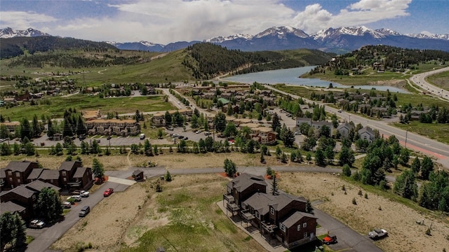 74 Stag Trl Unit 74, Dillon, CO 80435 - aerial overview of property's location featuring a water and mountain view