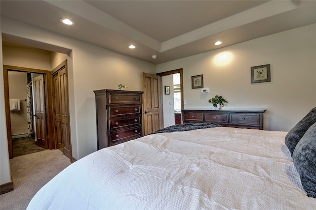 74 Stag Trl Unit 74, Dillon, CO 80435 - bedroom featuring carpet, recessed lighting, and a baseboard heating unit