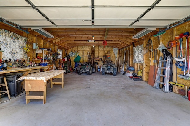 103 Foxtail Ct, Fairplay, CO 80440 - garage featuring a workshop area