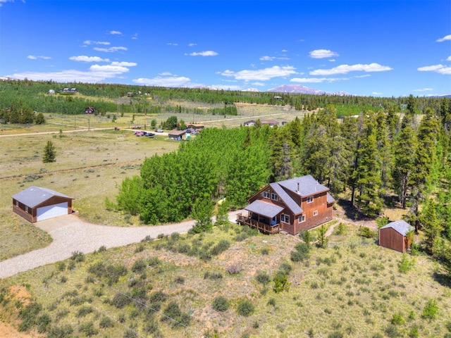 103 Foxtail Ct, Fairplay, CO 80440 - overview of rural landscape featuring a forest
