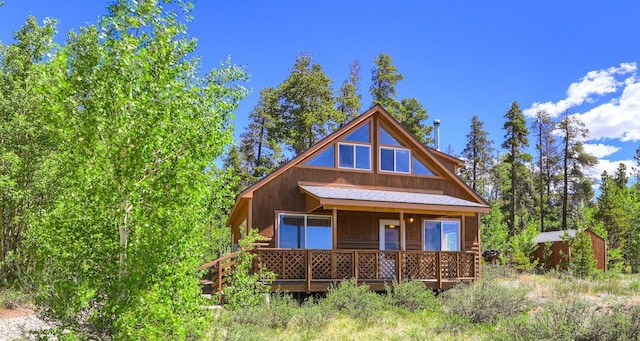 103 Foxtail Ct, Fairplay, CO 80440 - view of front of property featuring a porch