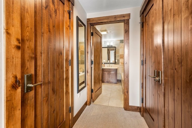 600 Columbine Rd Unit 5306, Breckenridge, CO 80424 - corridor featuring light colored carpet and light tile patterned floors