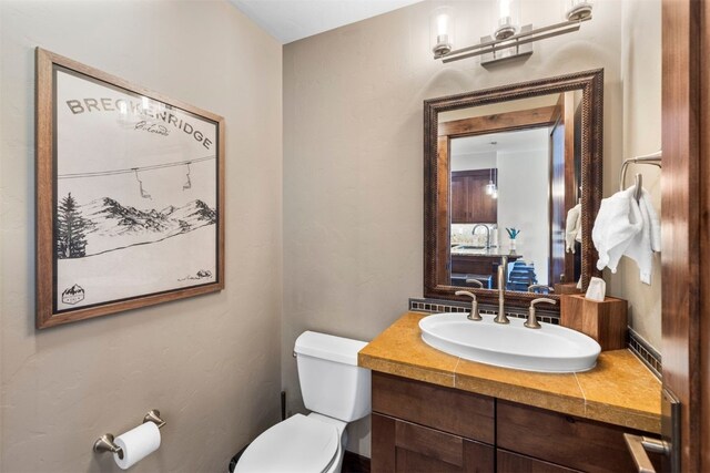 600 Columbine Rd Unit 5306, Breckenridge, CO 80424 - bathroom with toilet and vanity