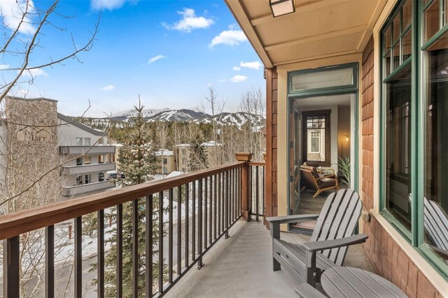 600 Columbine Rd Unit 5306, Breckenridge, CO 80424 - balcony featuring a mountain view