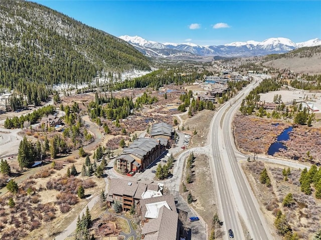 22714 US Highway 6 Unit 5941, Keystone, CO 80435 - drone / aerial view featuring a mountain view