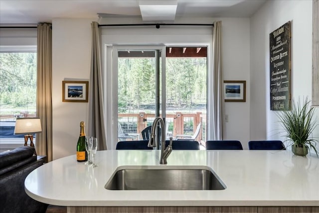 102 Lake Ridge Cir Unit 1888, Keystone, CO 80435 - kitchen with light countertops and plenty of natural light
