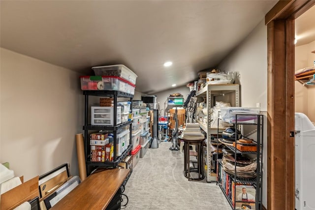 459 Willett Heights Ct, Steamboat Springs, CO 80487 - storage area with washer / clothes dryer