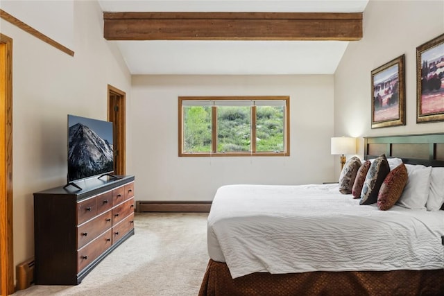 23177 Barbour Dr Unit 14, Keystone, CO 80435 - bedroom with baseboard heating and light colored carpet