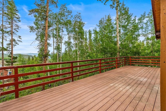 243 Lone Hand Way, Breckenridge, CO 80424 - view of wooden terrace