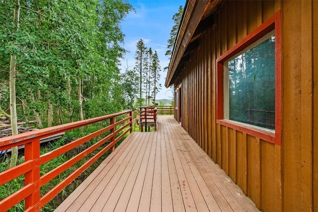 243 Lone Hand Way, Breckenridge, CO 80424 - view of wooden terrace