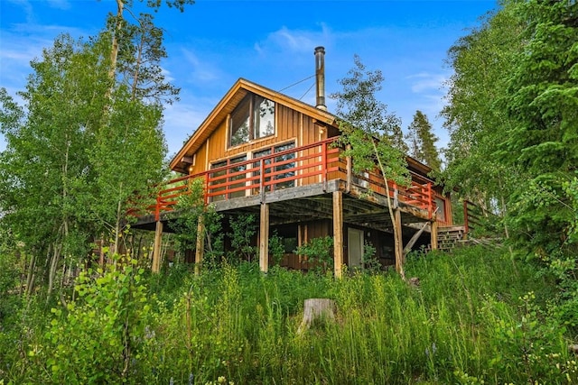 243 Lone Hand Way, Breckenridge, CO 80424 - rear view of property featuring a deck