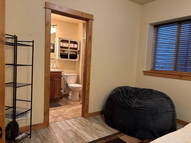 2379 Abbey Ct Unit 3, Steamboat Springs, CO 80487 - living area with light wood-style flooring and baseboards