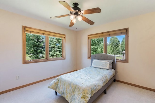 12 Raindance Trl, Dillon, CO 80435 - carpeted bedroom featuring baseboards and a ceiling fan