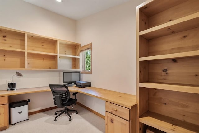 12 Raindance Trl, Dillon, CO 80435 - office area featuring built in study area and light carpet