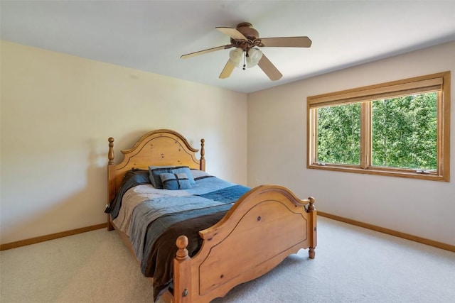 12 Raindance Trl, Dillon, CO 80435 - bedroom with light colored carpet and ceiling fan