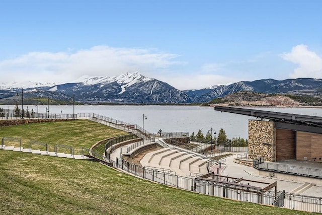 120 E Ln Bonte St Unit 109, Dillon, CO 80435 - mountain view featuring a nearby body of water
