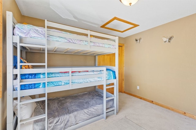 unfurnished bedroom featuring carpet flooring