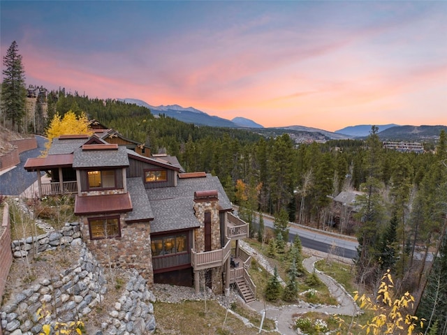 property view of mountains