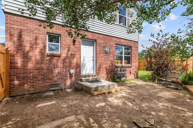 view of rear view of property