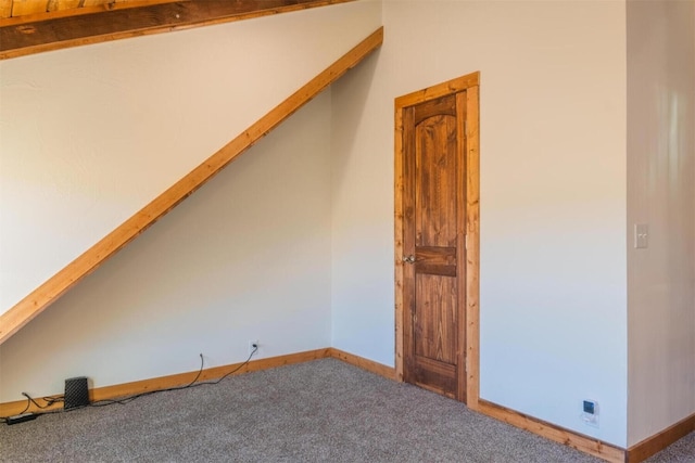 bonus room with carpet floors