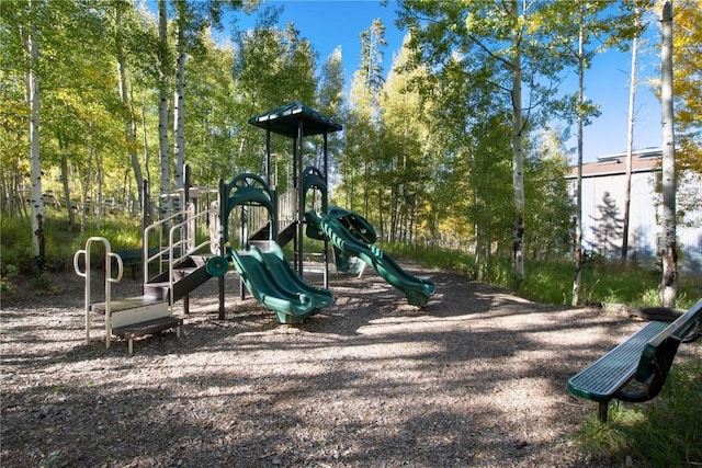 view of play area