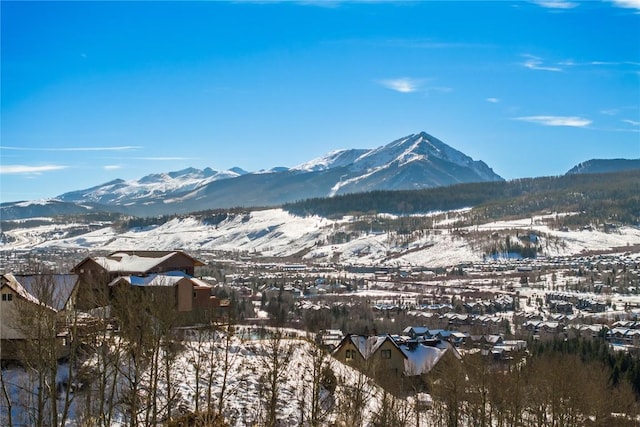 view of mountain feature