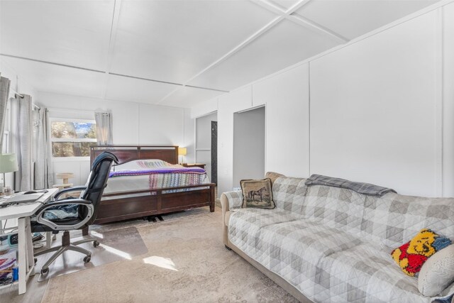 living room featuring light hardwood / wood-style floors