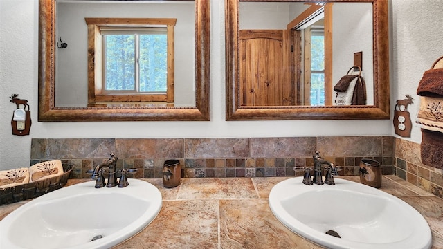 bathroom with a sink