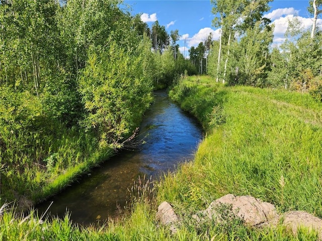 view of water feature