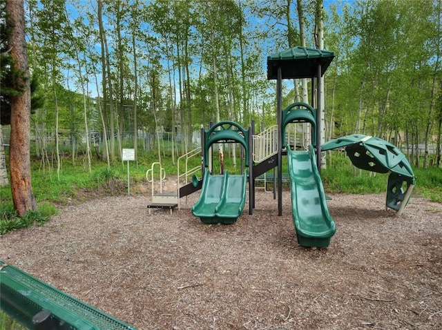 view of play area