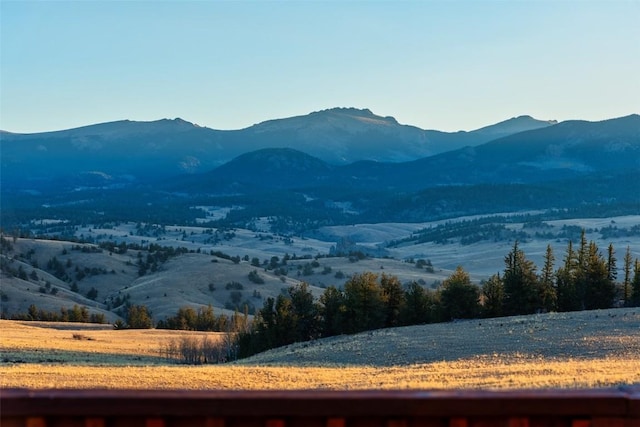 view of mountain feature