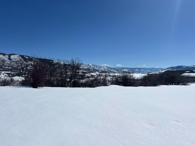 view of mountain feature