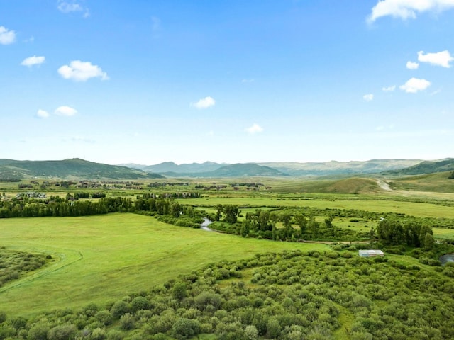 view of mountain feature