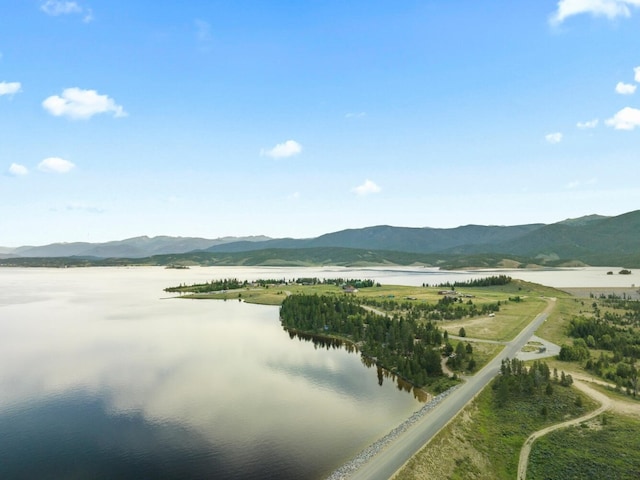 property view of water with a mountain view