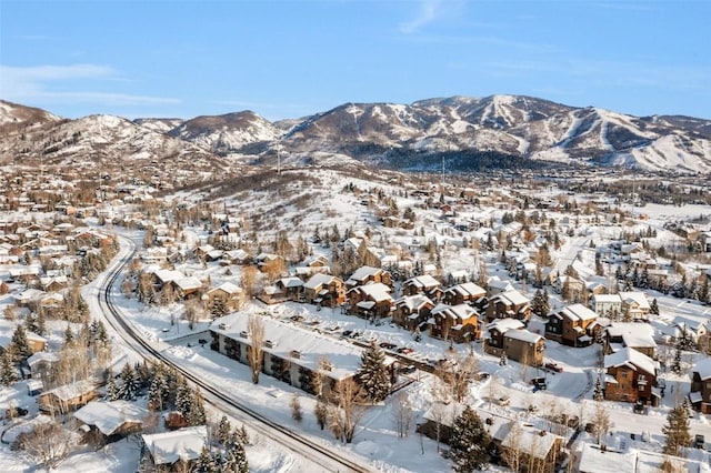 view of mountain feature