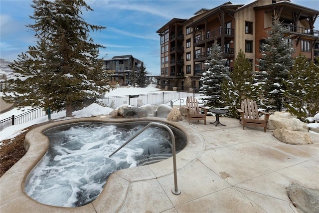 view of home's community featuring a patio area