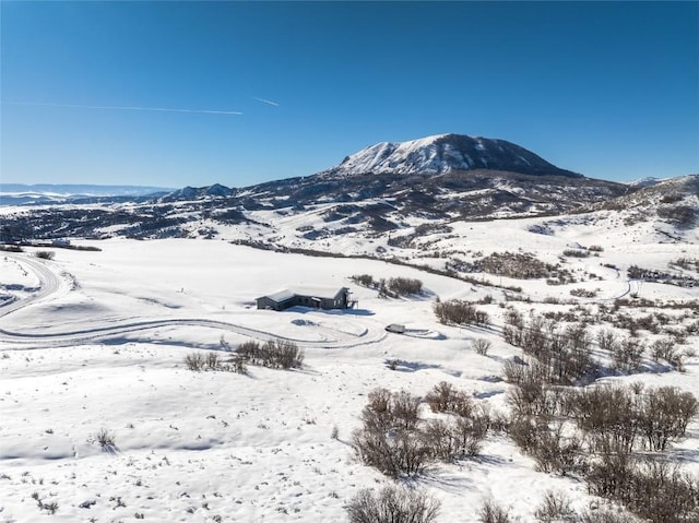 view of mountain feature