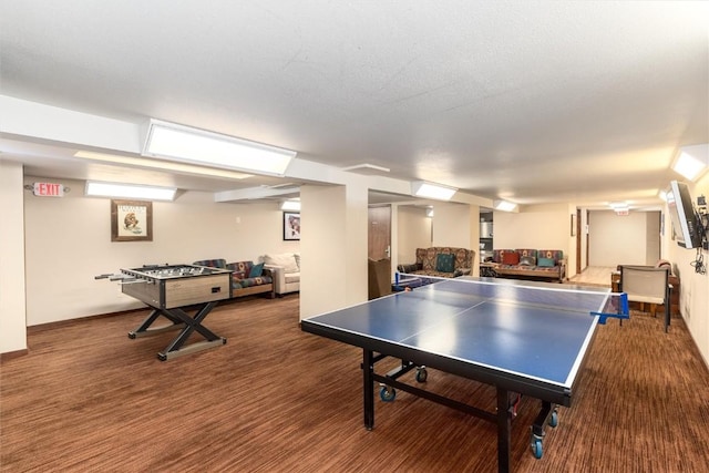 view of recreation room