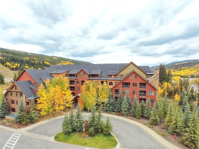 view of property with a mountain view