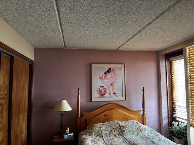 bedroom with a closet